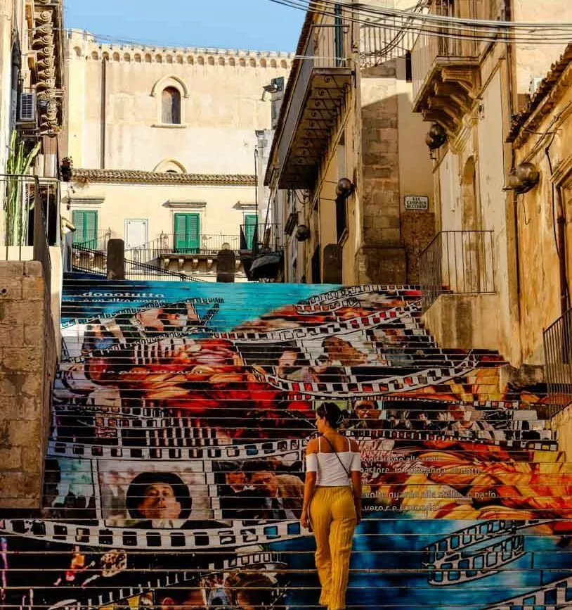 noto treppe mural noto treppe mural