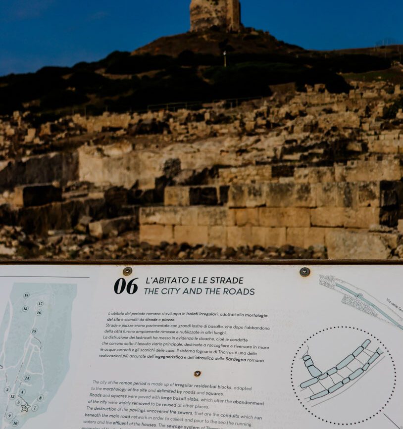 oristano tharros erklaertafeln