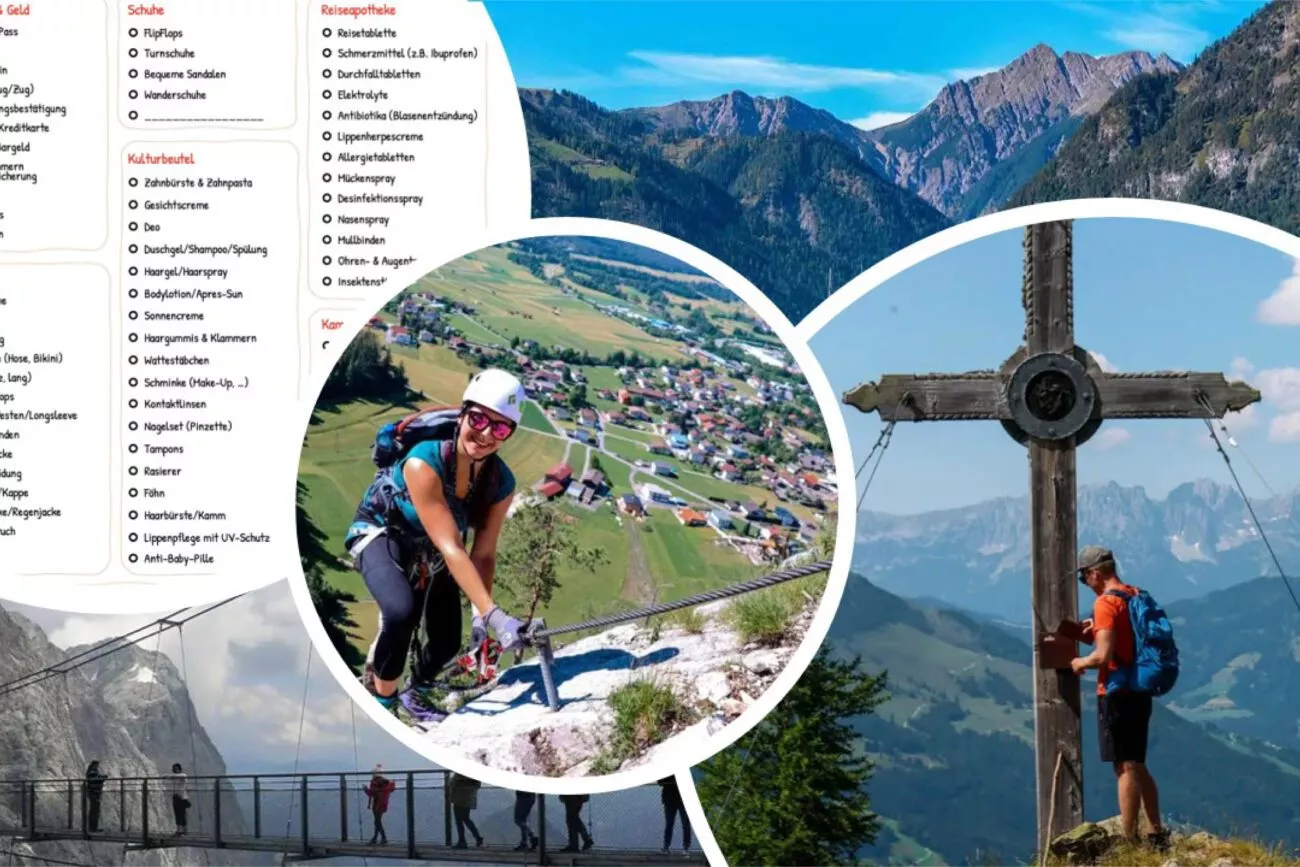 packliste oesterreich teaserbild Packliste Österreich Teaserbild