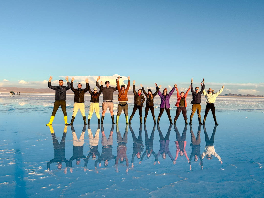 salar de uyuni spiegelung im wasser