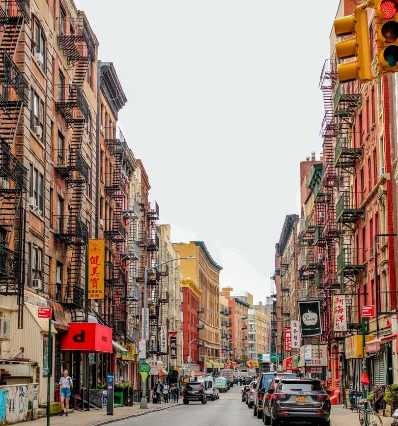 USA NYC Straßenzug in China Town