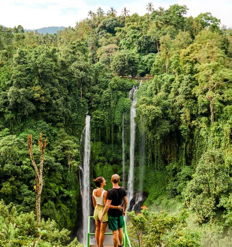Weg zum Sekumpul Wasserfall, Bali