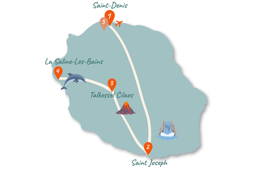 La Reunion Route 10 Tage Karte 02 La Reunion_Route_10-Tage_Karte_02