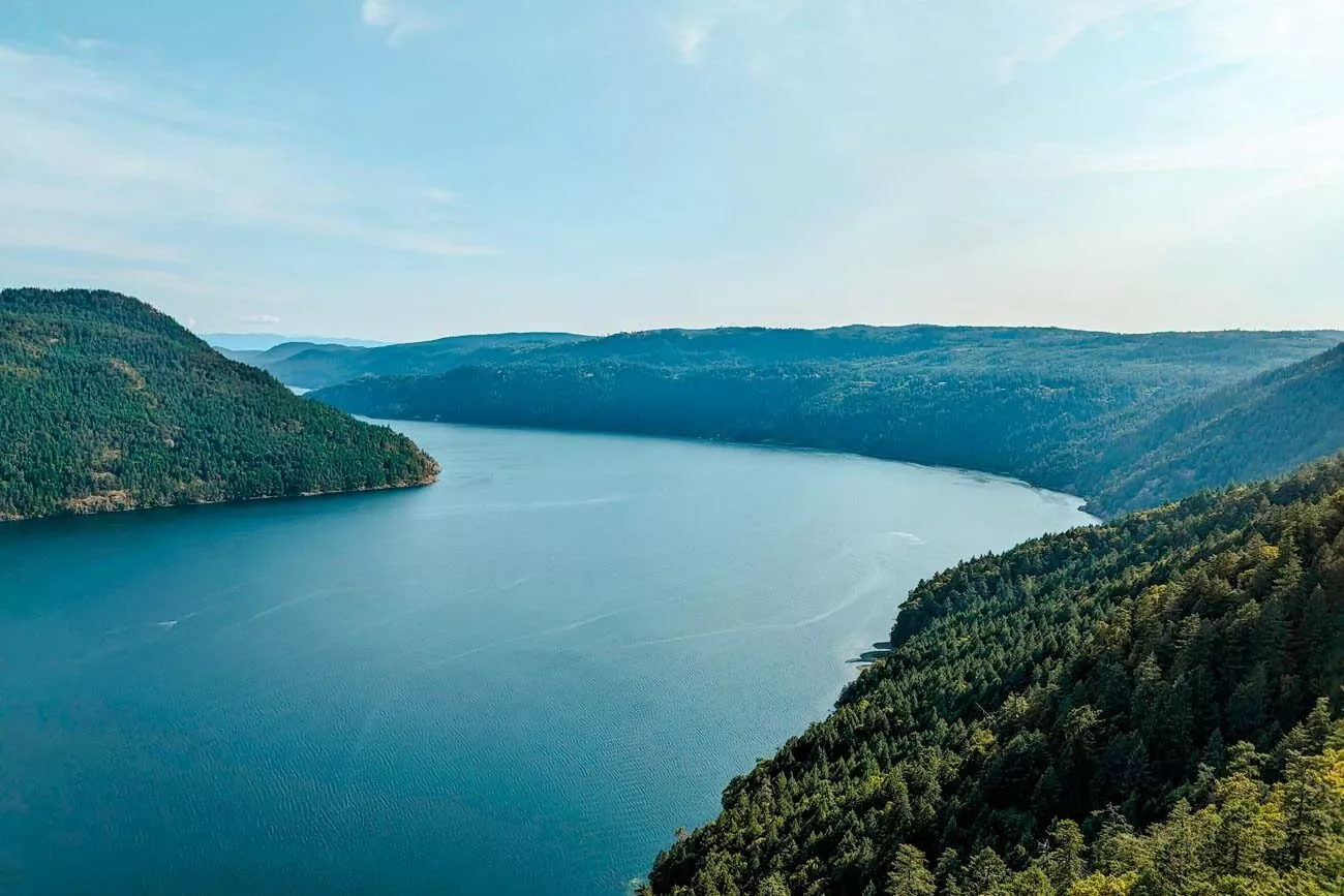 Kanada Vancouver Island Malahat Skywalk view