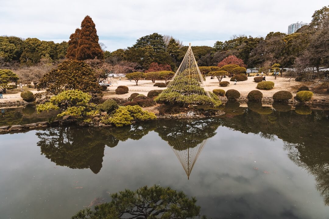 shunjuku gyoen park teich shunjuku gyoen park teich