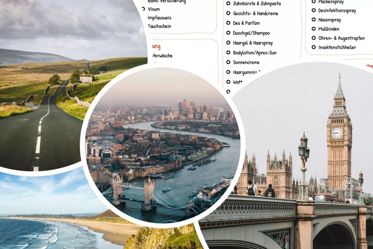 Teaserbild England Packliste