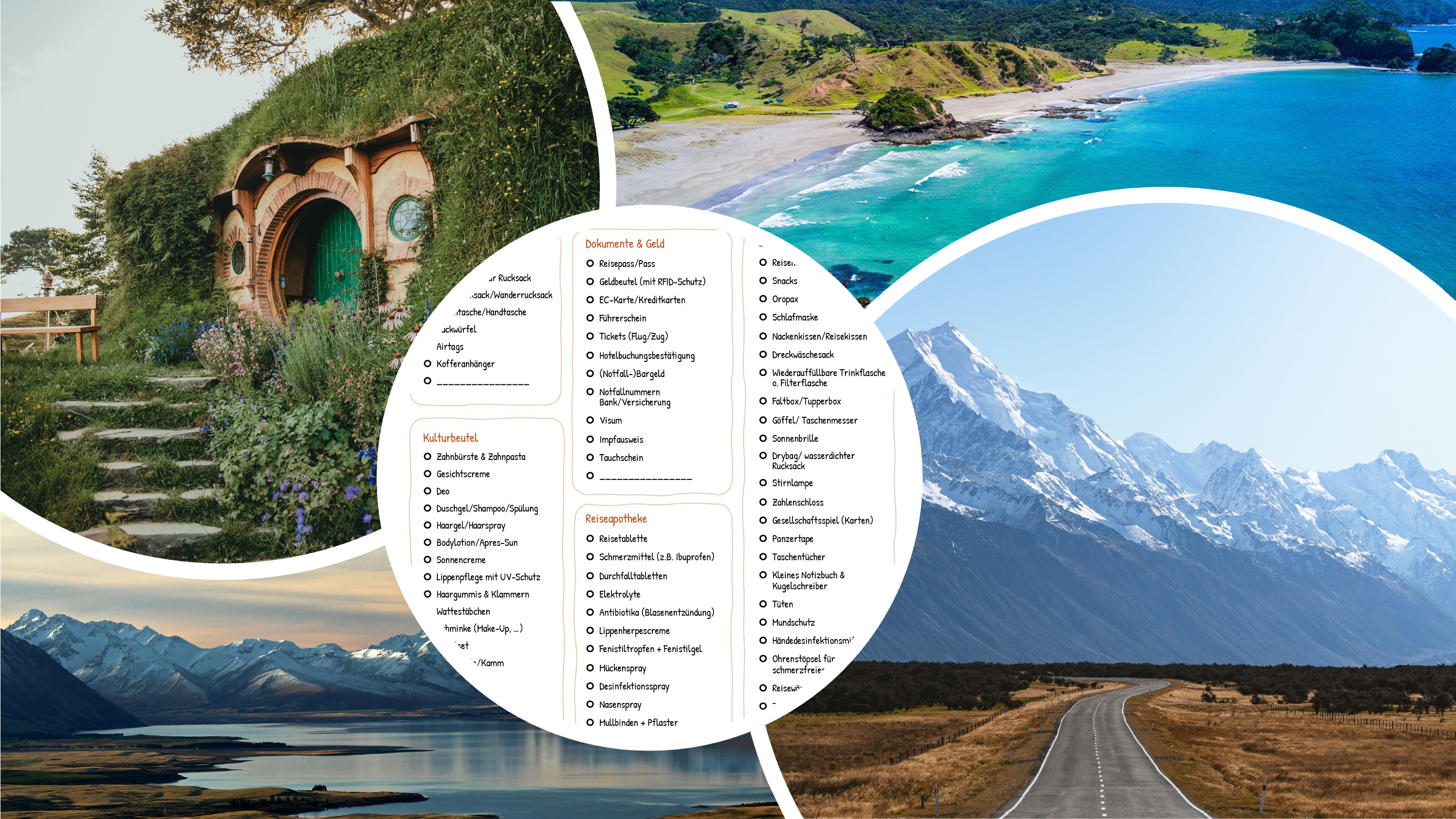 teaserbild packliste neuseeland Teaserbild Neuseeland Packliste