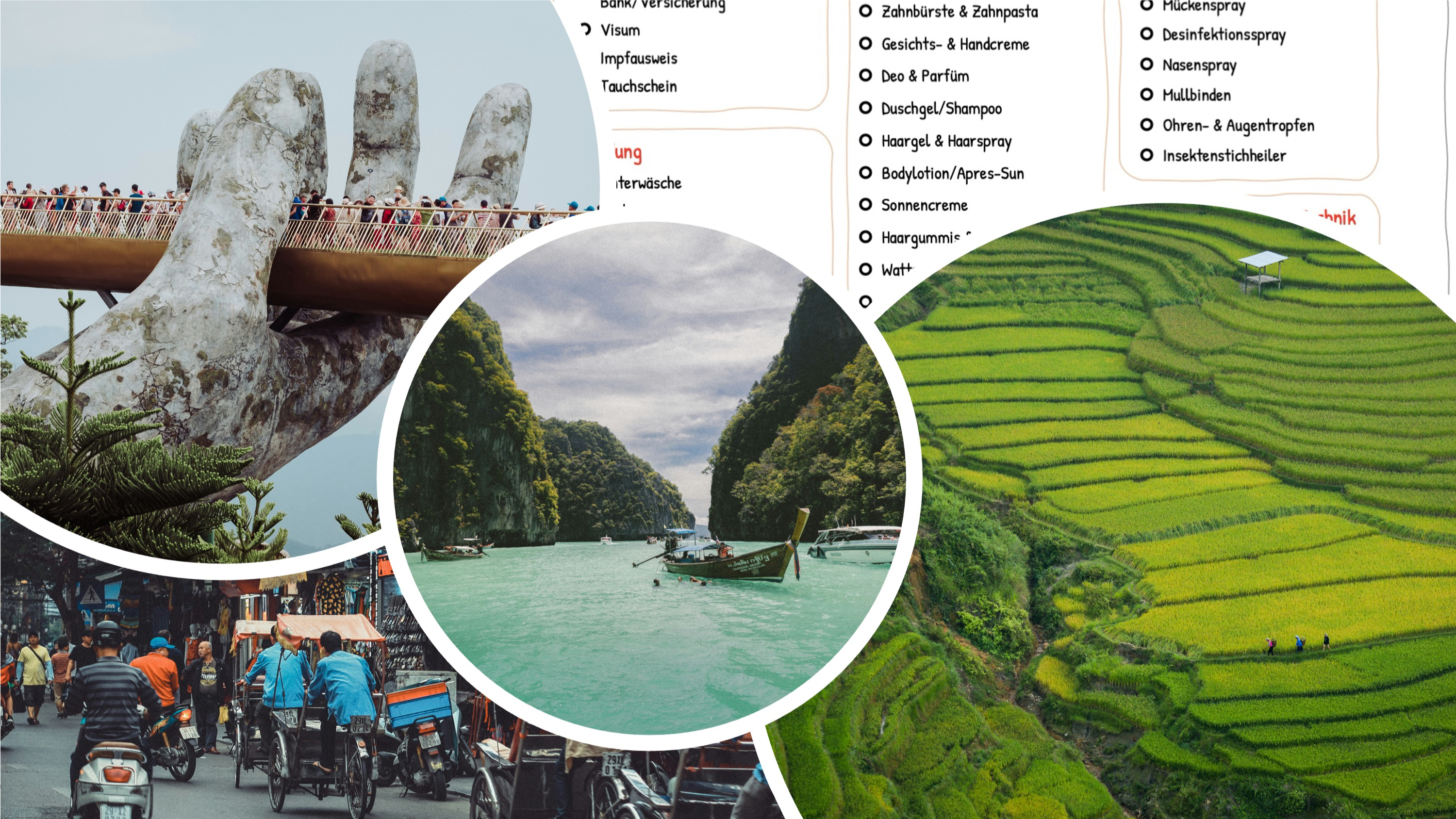 teaserbild packliste vietnam Teaserbild Vietnam Packliste