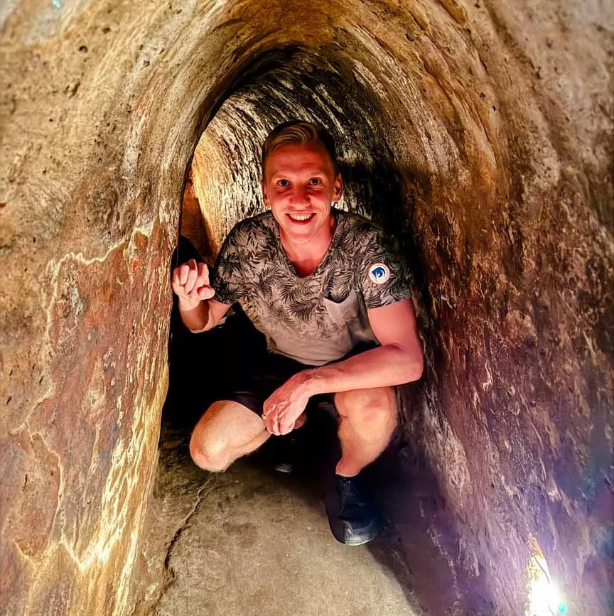 Cu Chi-Tunnel in Vietnam