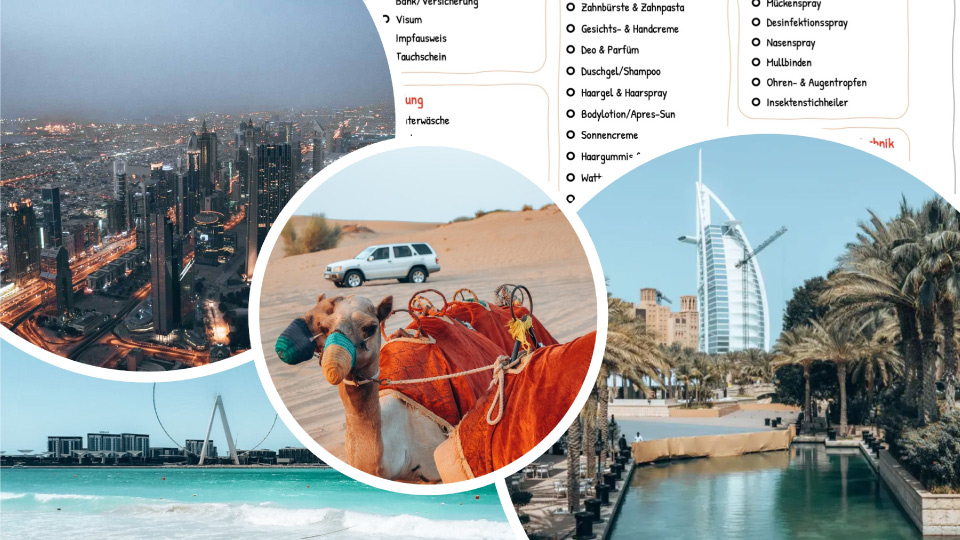 dubai packliste teaserbild Packliste Dubai Teaserbild
