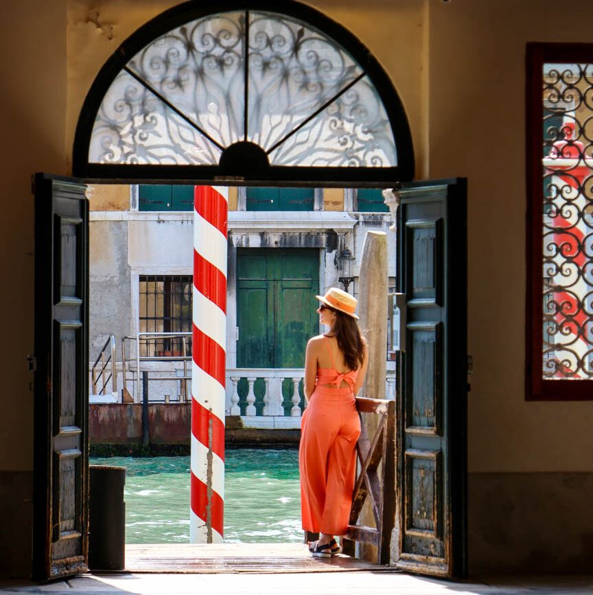 Eingangsbereich im Hotel Foresteria Levi in Venedig