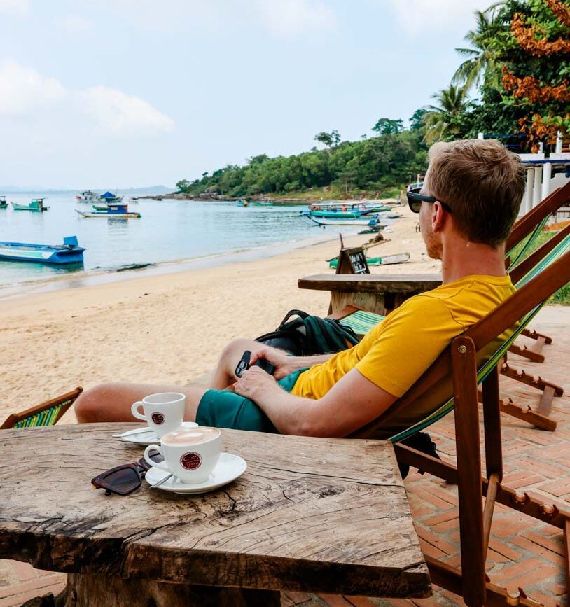 fishing village beim gan dau strand