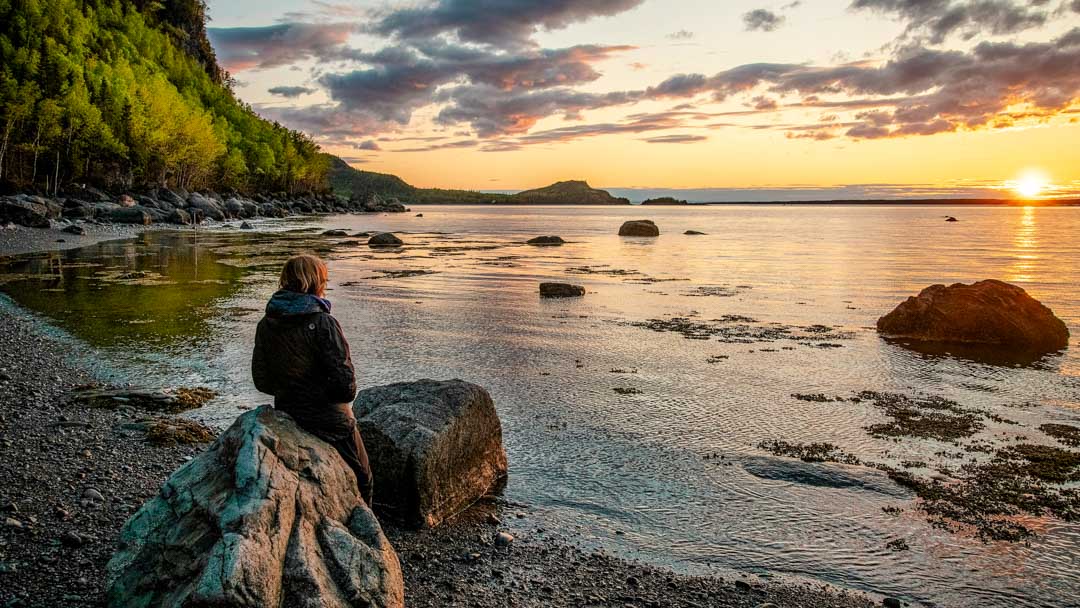 kanada bic national park sunset Kanada BIC National Park Sunset