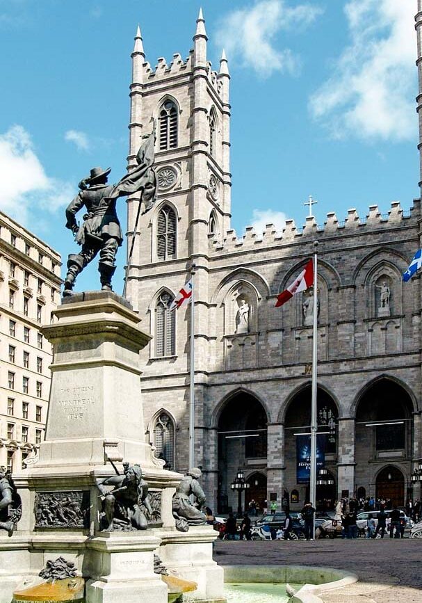 Kanada Montreal Notre Dame Außenbereich