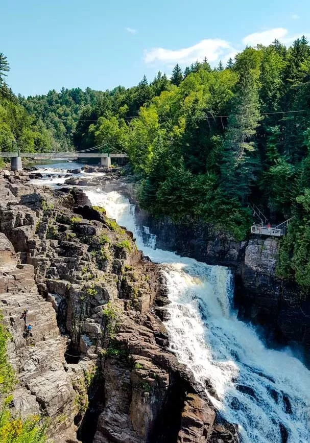 kanada quebec city canyon st anne Kanada Quebec City Canyon St. Anne