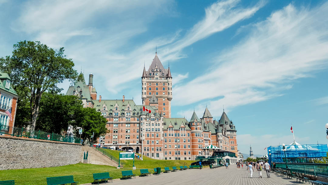 kanada quebec city dufferin terrace Kanada Quebec City Dufferin Terrace