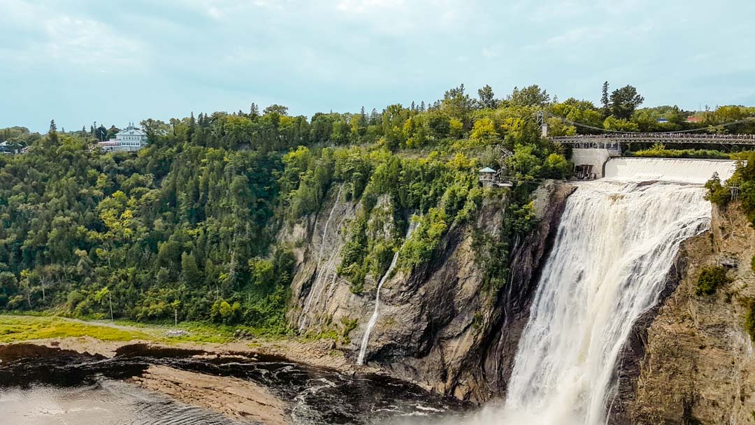 kanada quebec city montmorency falls Kanada Quebec City Montmorency Falls