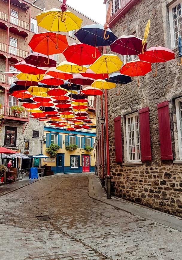 Kanada Quebec City Petit Champlain Straße