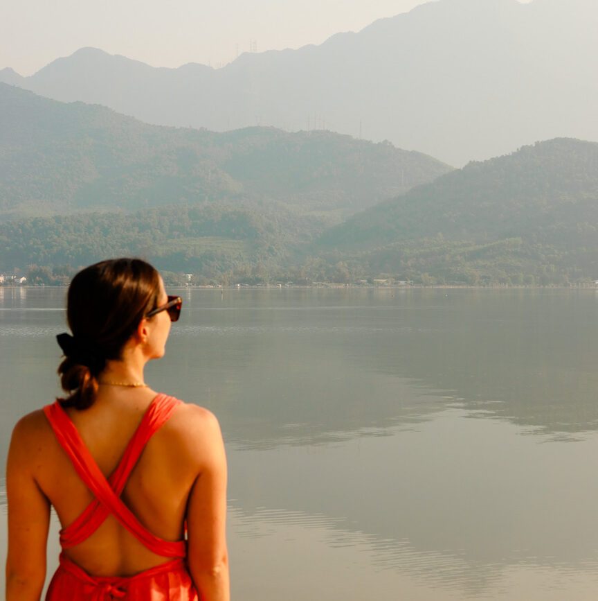 lap an lagoon bei hue vietnam