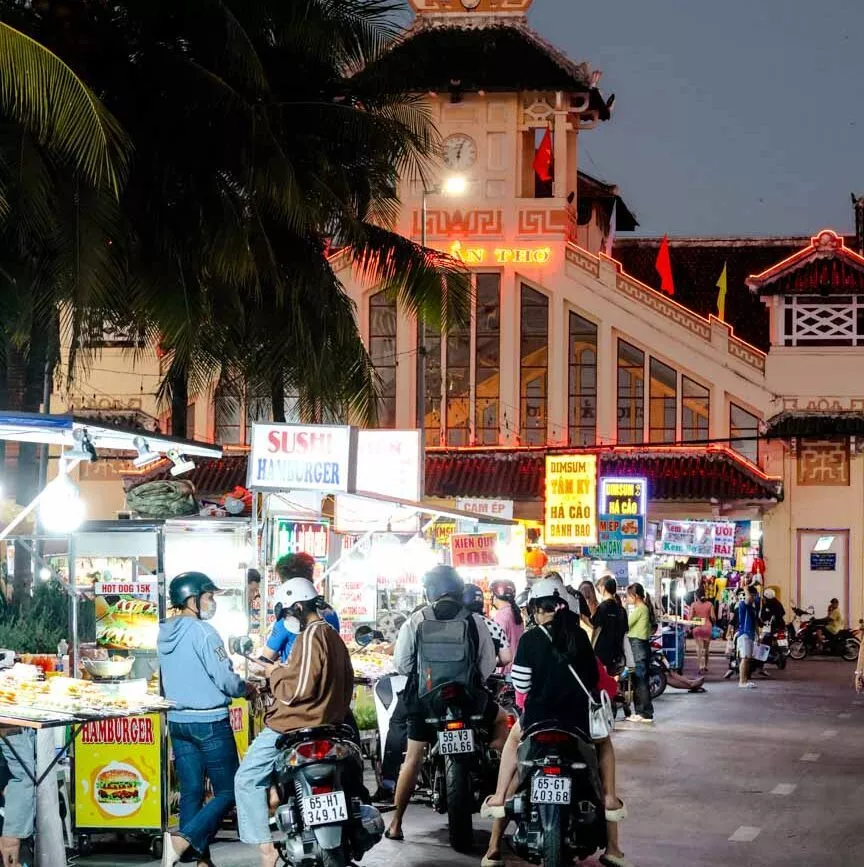 night market in can tho vietnam night market in can tho vietnam