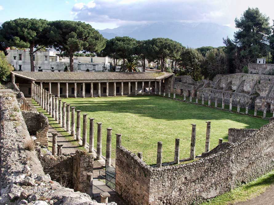 pompeji gladiatorenbaracken