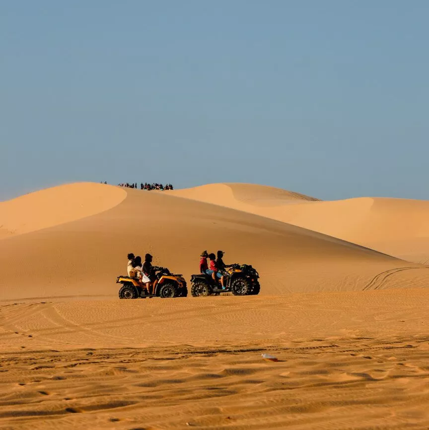 Quad Touren bei White Sand Dune, Vietnam
