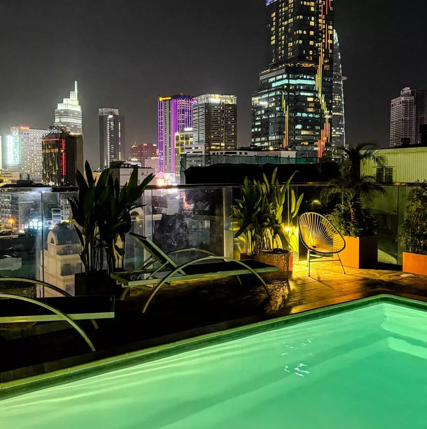 rooftop pool im jovia hotel in saigon rooftop pool im jovia hotel in saigon