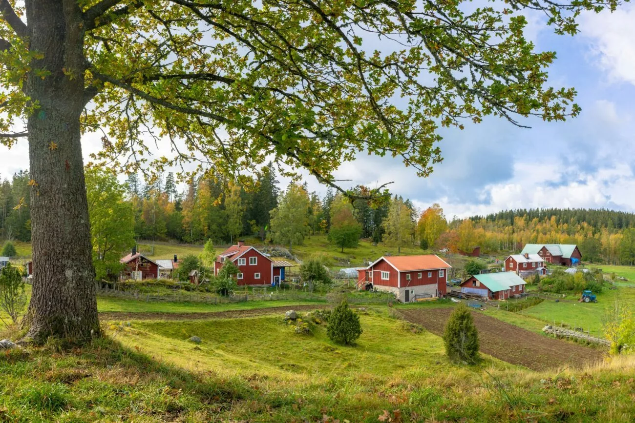 schweden laendliches dorf Schweden ländliches Dorf