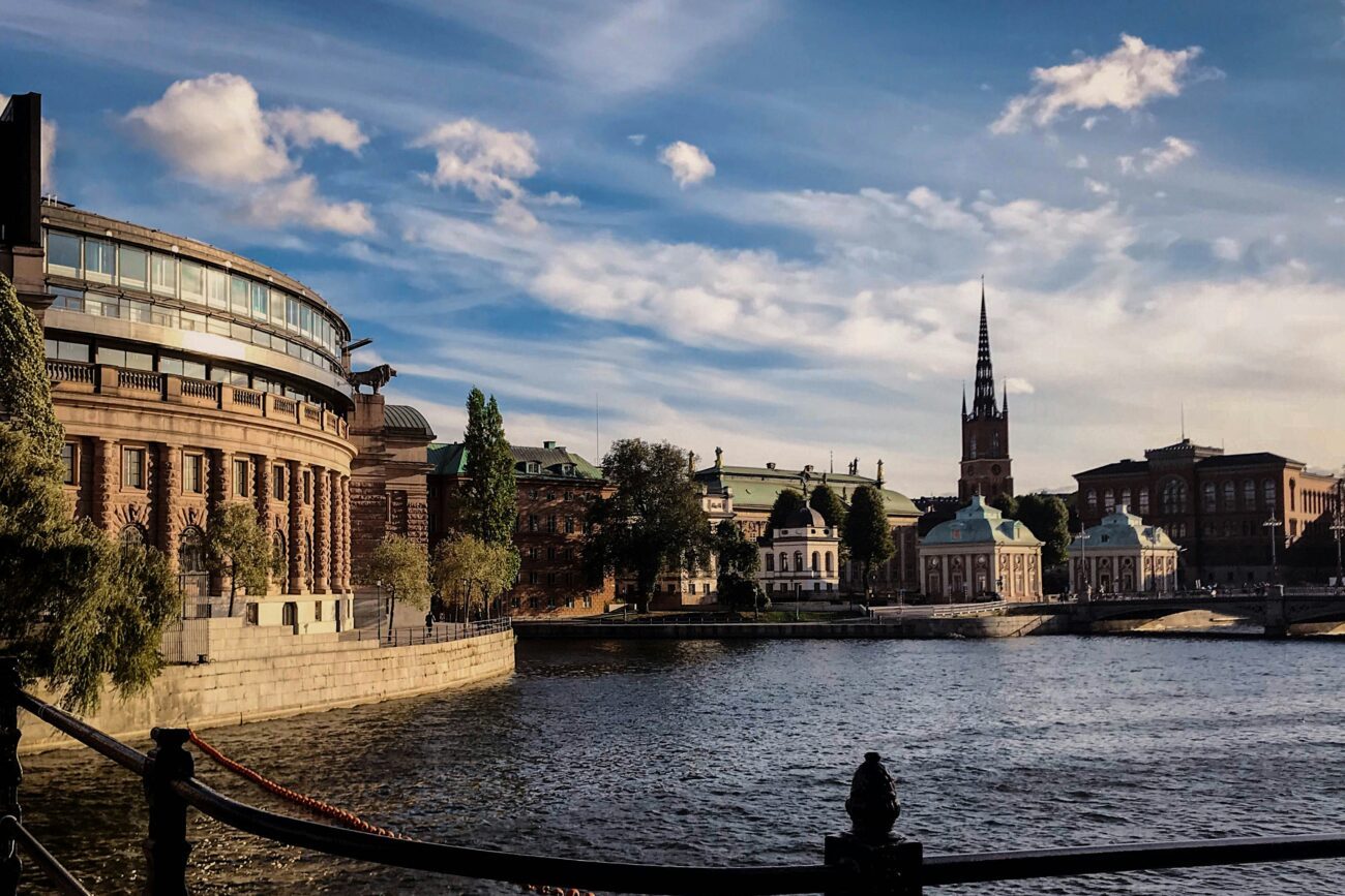 Schweden Stockholm Ausblick auf Kathedrale