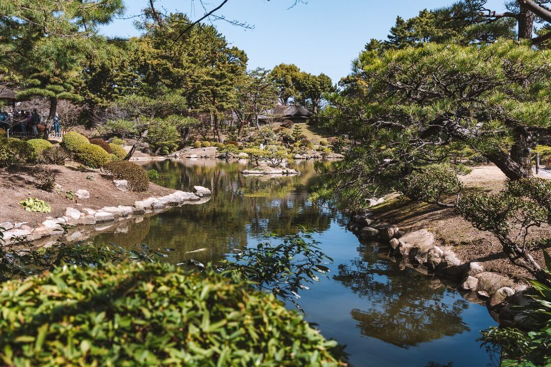 shukkei en garten teich