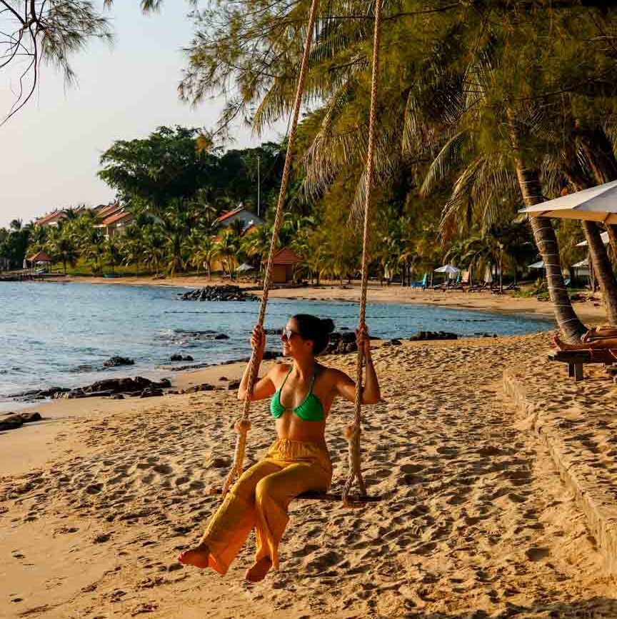 sonnenuntergang im ancarine beach resort