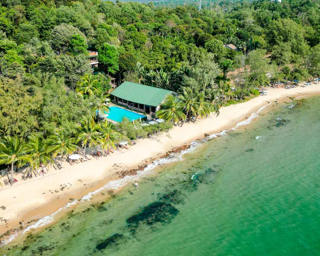 strand von oben bei vietnam rundreise