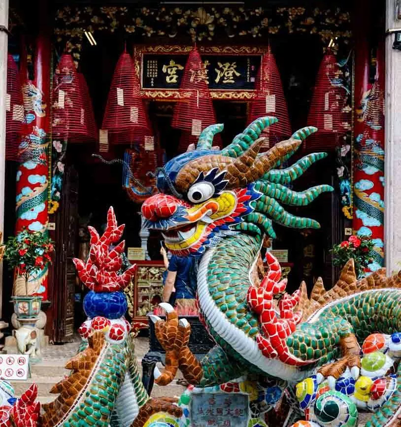 Tempeldetails in Hoi An