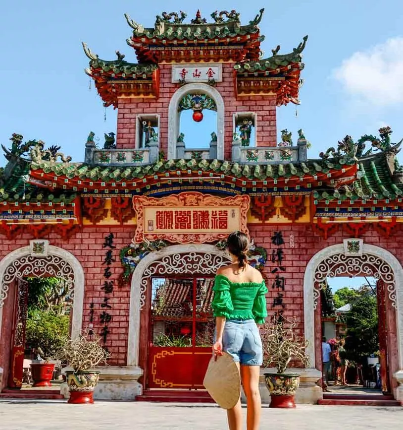 Tempelfassade Hoi Quan Phuoc Kien