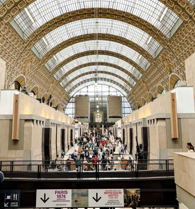 Alte Bahnhofshalle vom Musée d'Orsay in Paris
