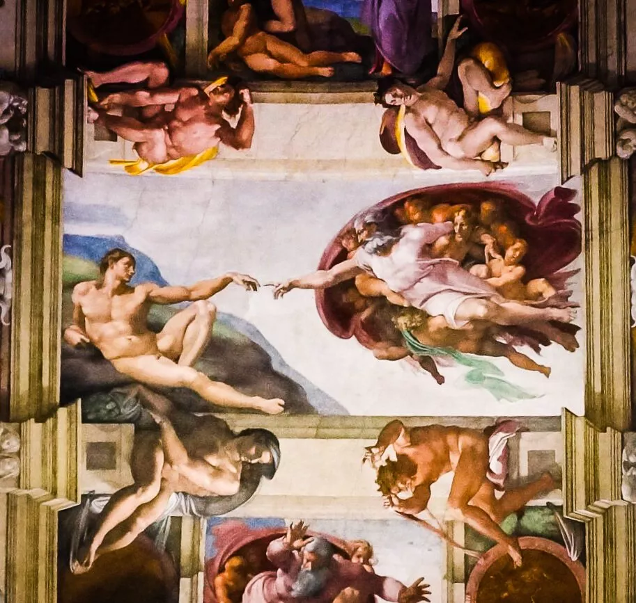 erschaffung adams bild von michelangelo in der sixtinischen kapelle erschaffung adams bild von michelangelo in der sixtinischen kapelle