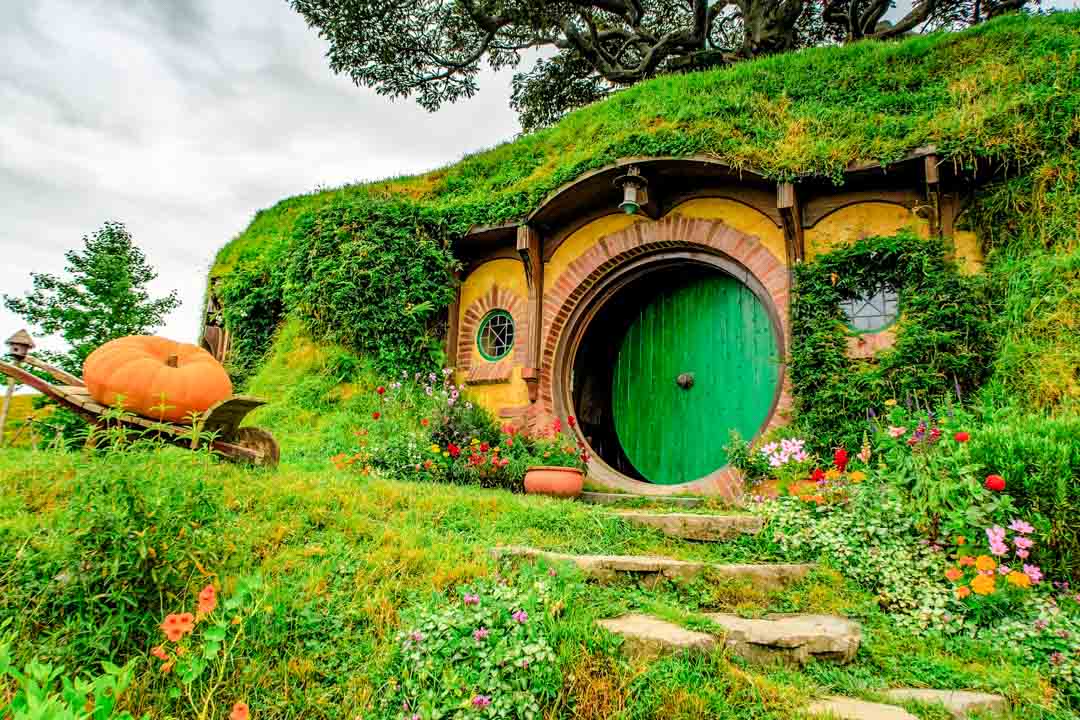 neuseeland nordinsel matamata hobbiton haus neuseeland nordinsel matamata hobbiton haus