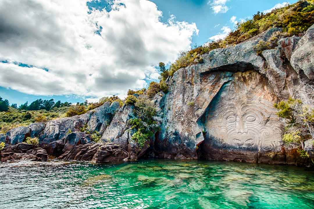 neuseeland nordinsel taupo maori felszeichnungen neuseeland nordinsel taupo maori felszeichnungen