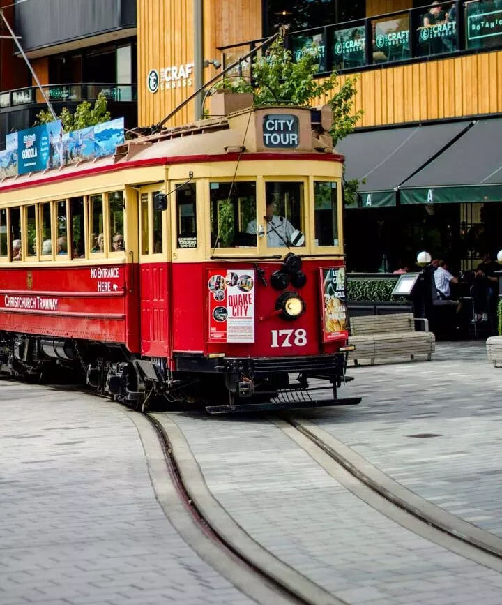 neuseeland suedinsel christchurch alte strassenbahn 2 neuseeland suedinsel christchurch alte strassenbahn 2