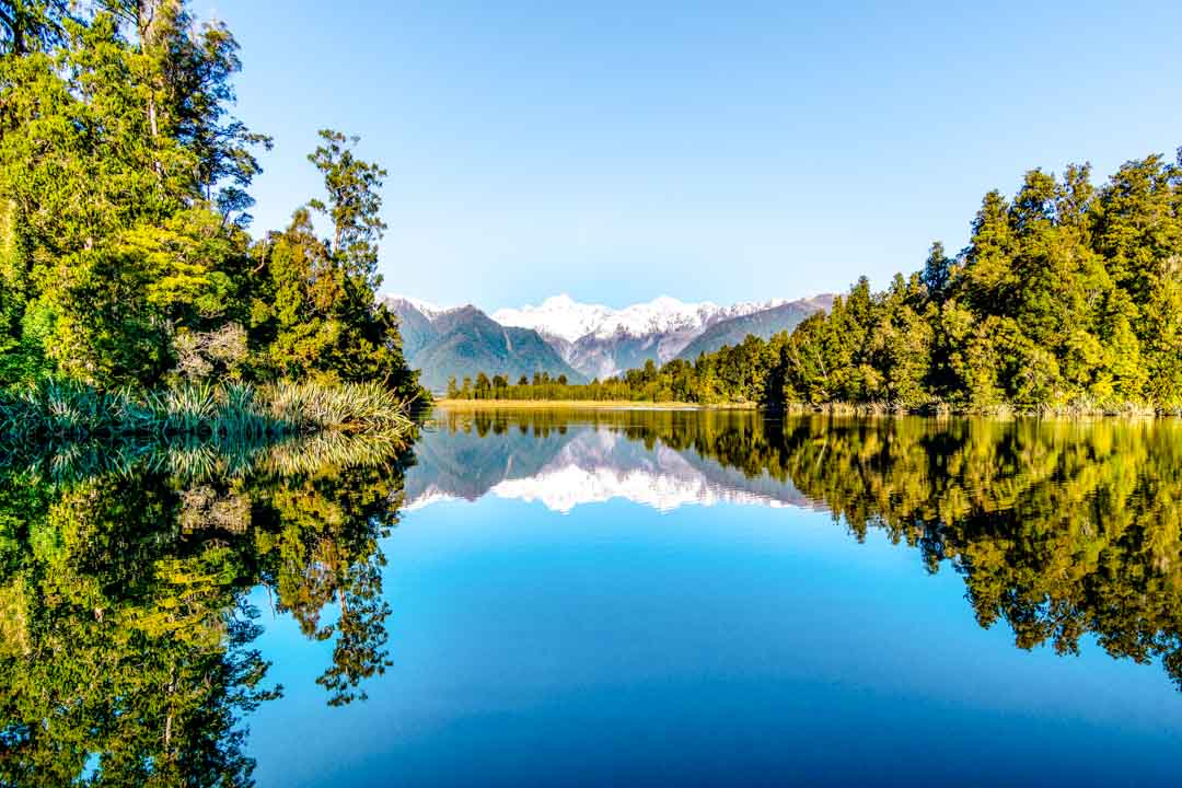 neuseeland suedinsel fox glacier lake matheson neuseeland suedinsel fox glacier lake matheson