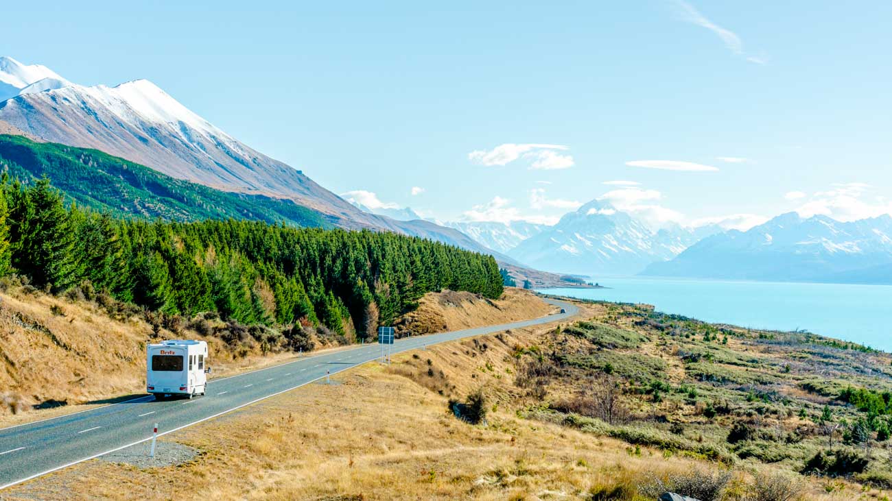 Neuseeland Suedinsel Lake Pukaki