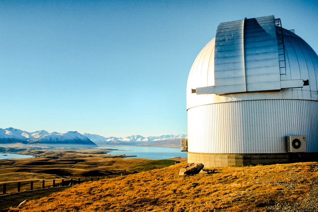 neuseeland suedinsel lake tekapo mount john observatory
