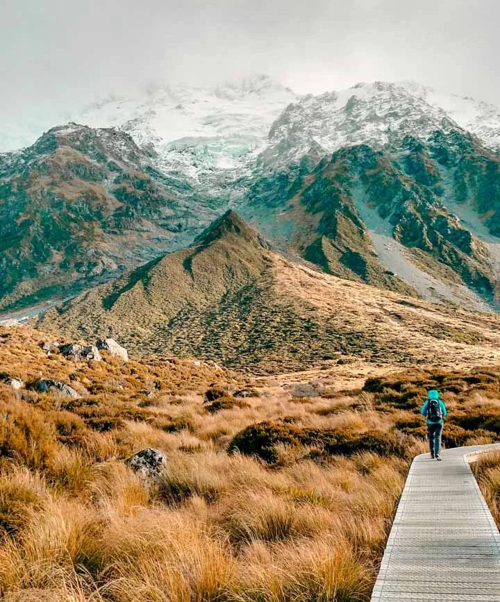 neuseeland suedinsel mount cook hooker valley track neuseeland suedinsel mount cook hooker valley track