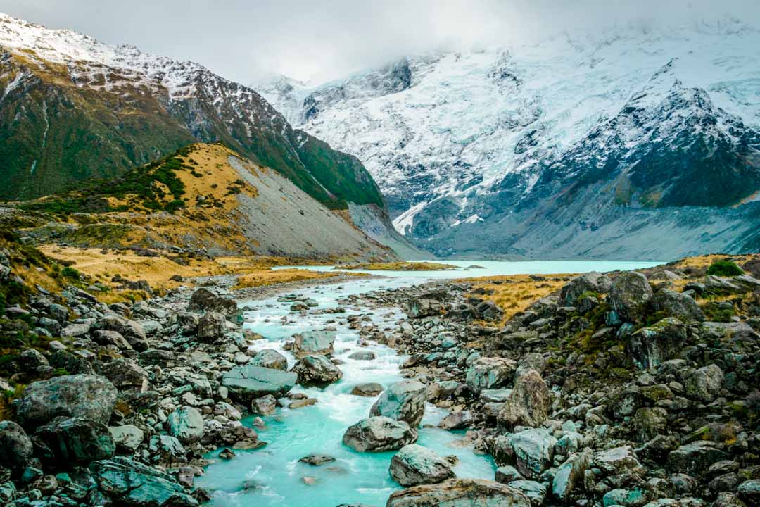 neuseeland suedinsel mount cook hooker valley track 2 Neuseeland Suedinsel Mount Cook Hooker Valley Track 2