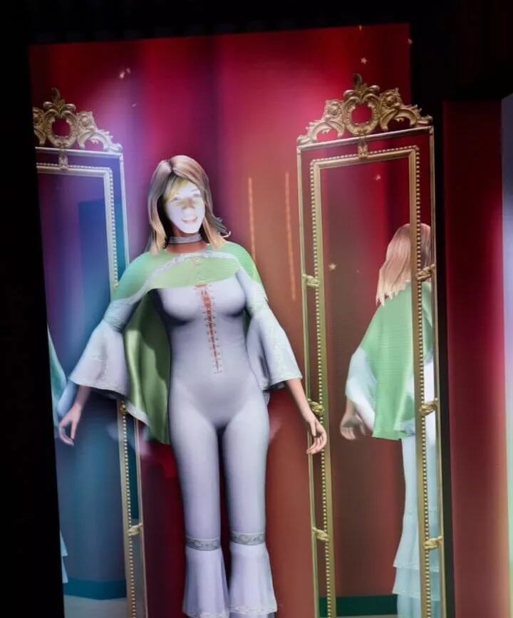 ABBA Museum Outfitprojektion