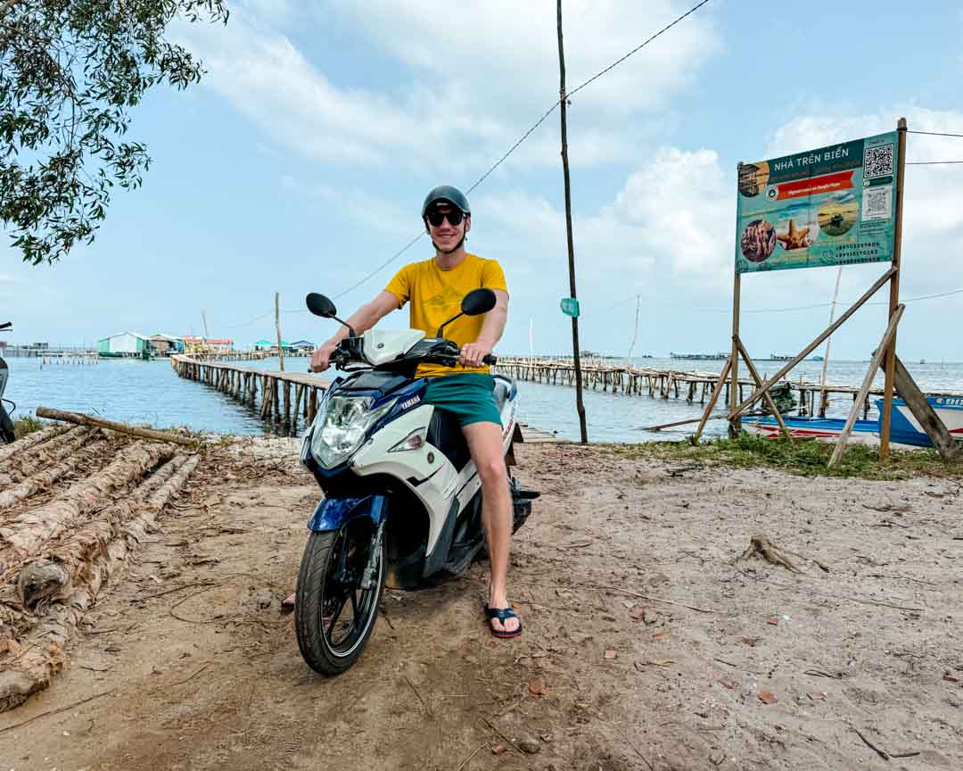 Roller fahren auf Phu Quoc, Vietnam