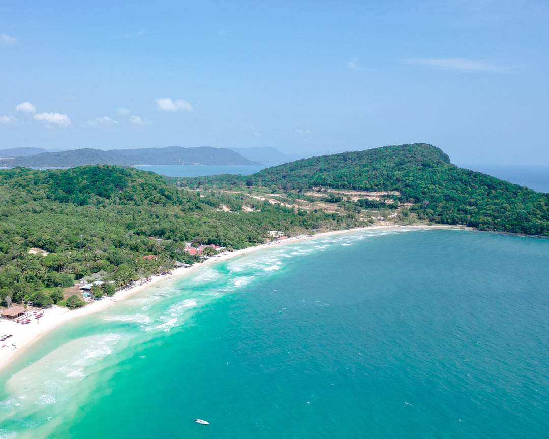 Sao Beach Drohnenaufnahme