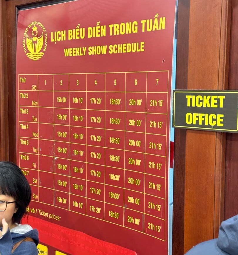 showplan fuer wasserpuppentheater hanoi