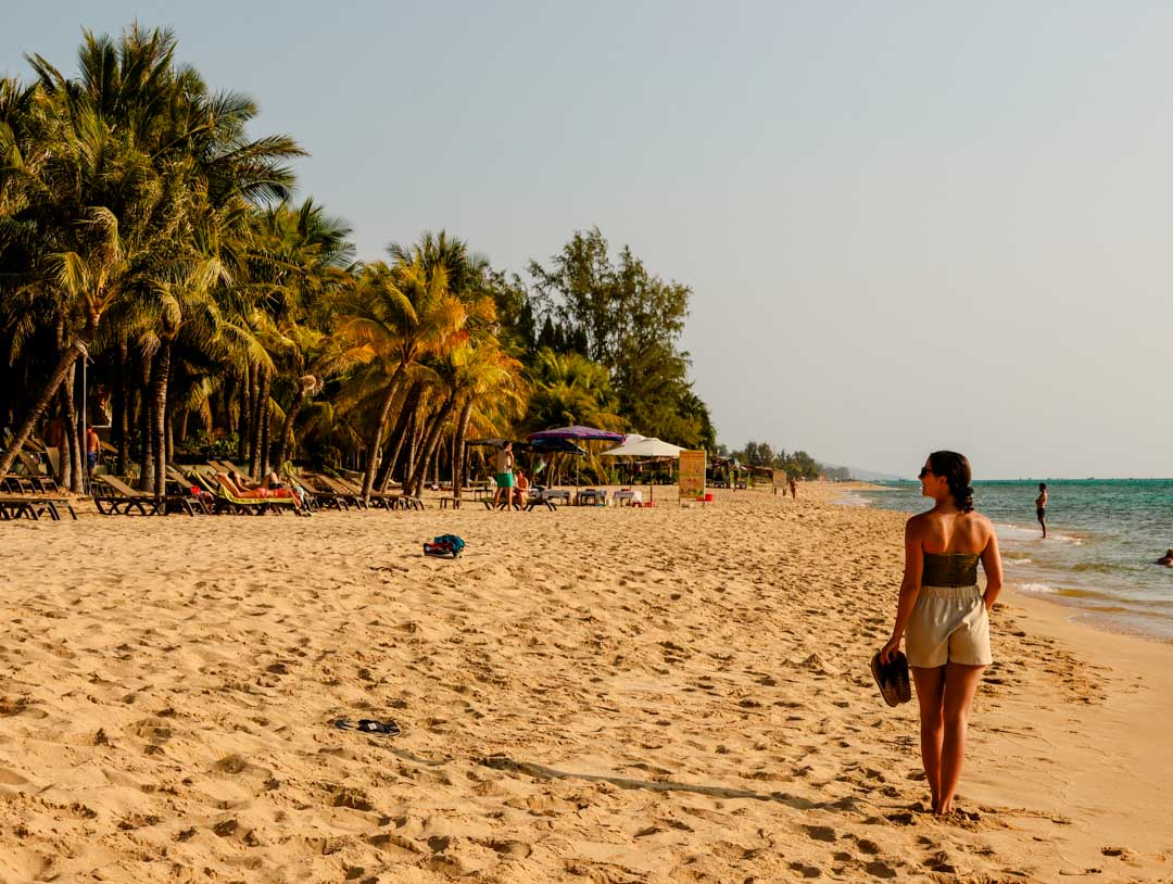 Sunset-Spaziergang am Public Beach Phu Quoc