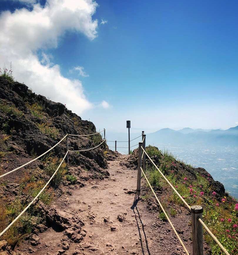 Gesicherte Wanderwege Vesuv
